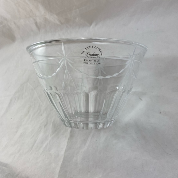Gorham 1831 Chantilly Collection Handcut Full Lead Crystal Bowl Garland Pattern - Picture 1 of 8